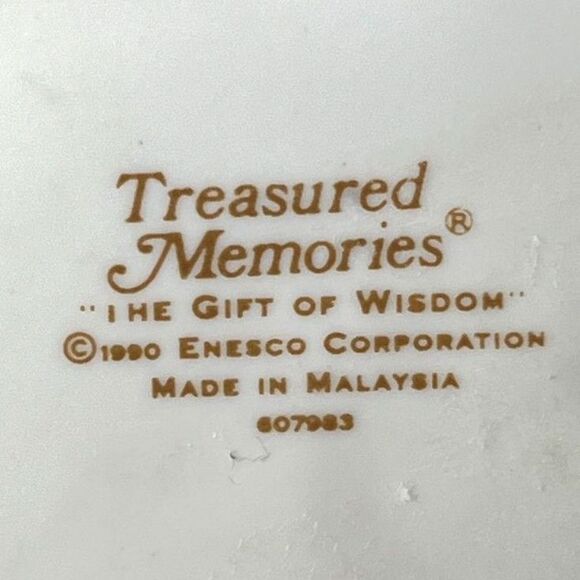 ENESCO Treasured Memories The Gift Of Wisdom School Teacher Books Globe 1990 VTG - Picture 5 of 5